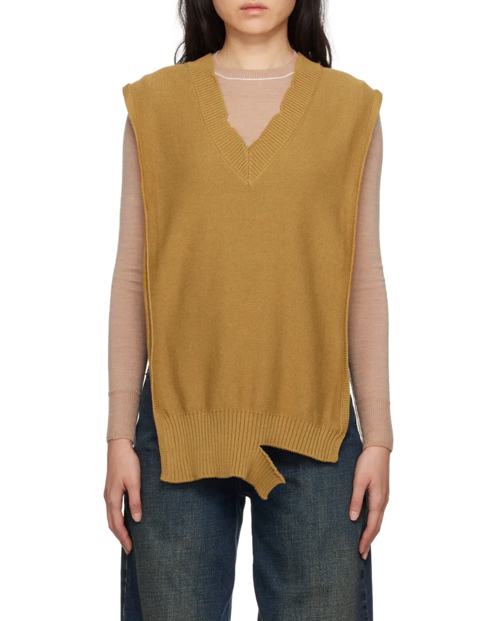 Gauge 7 Distressed Knitted Top