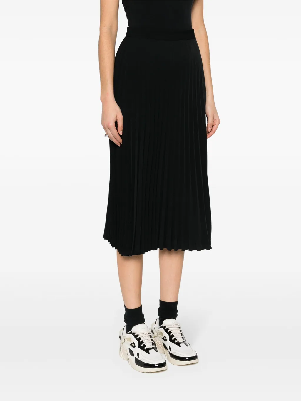 Pleated Midi Skirt