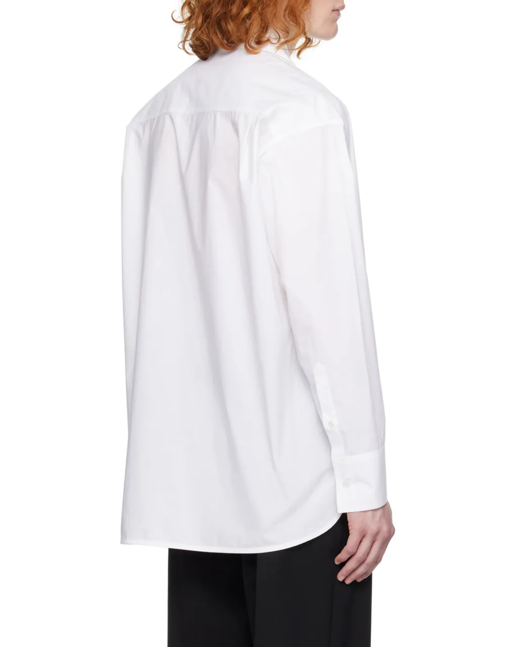 Numeric Embroidered Poplin Shirt