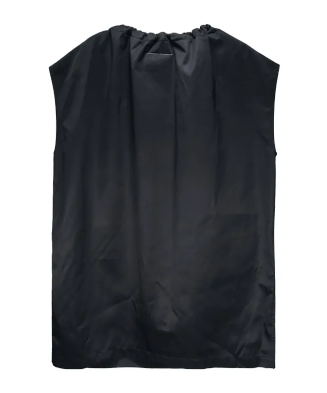 Drawstring-Neck Cargo Minidress