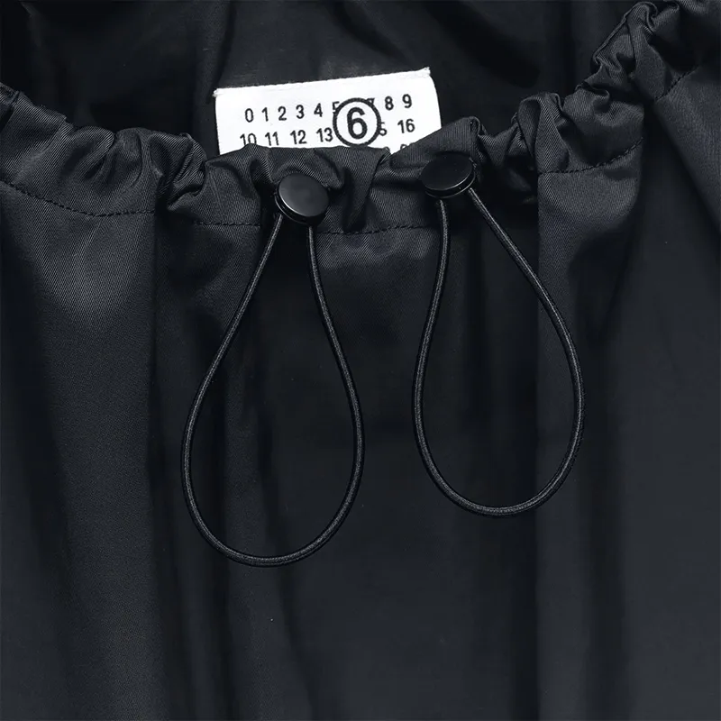 Drawstring-Neck Cargo Minidress