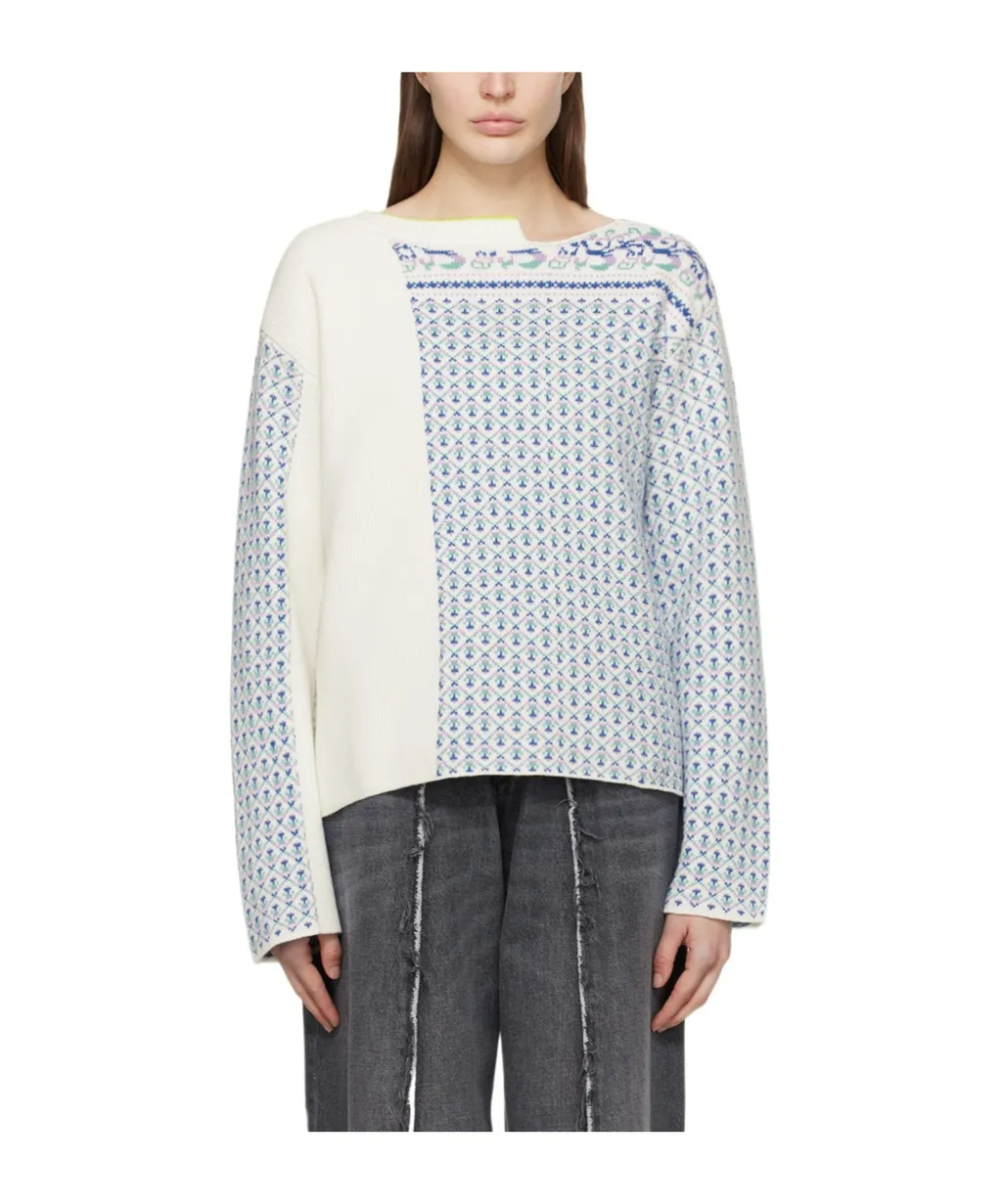 Asymmetrical Pattern Sweater