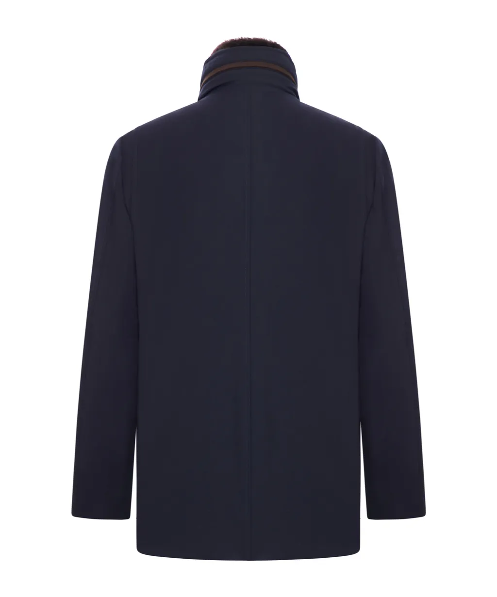 Fur-Collar Coat