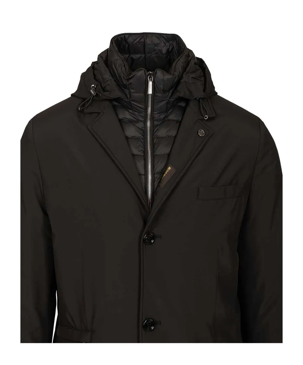 Quilted Hooded Coat