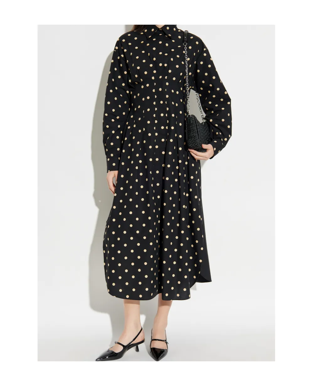 Polka Dot Print Dress