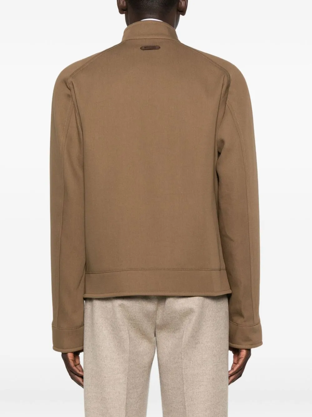 Zip-Fastening Bomber Jacket