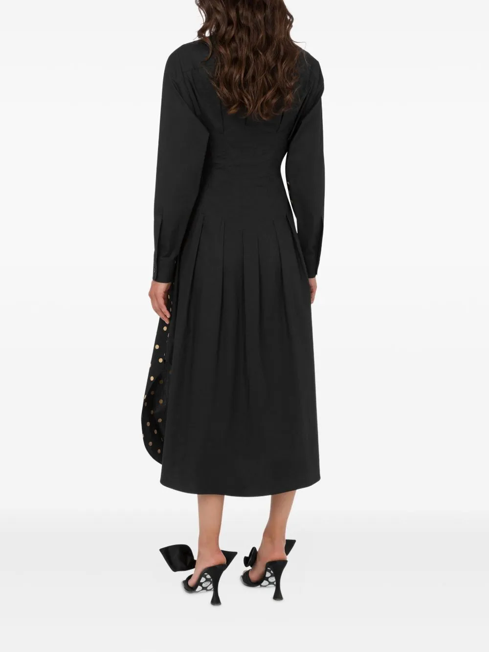 Polka Dots Printed Poplin Dress