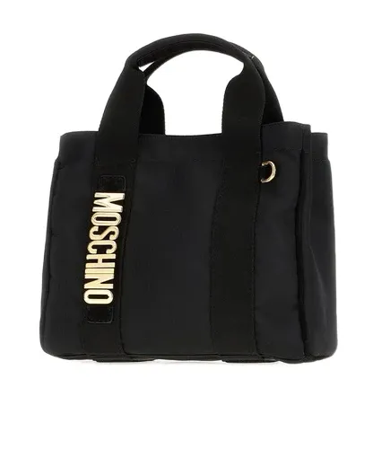 Small Logo Plaque Top Handle Bag