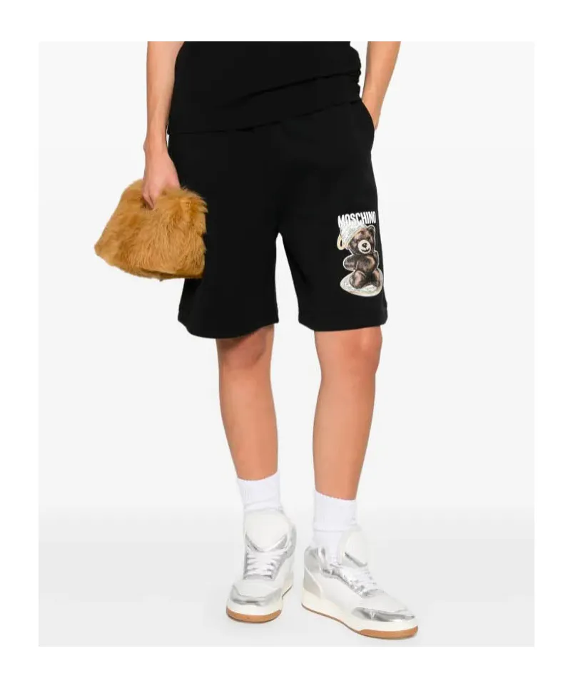 Teddy Bear Print Shorts