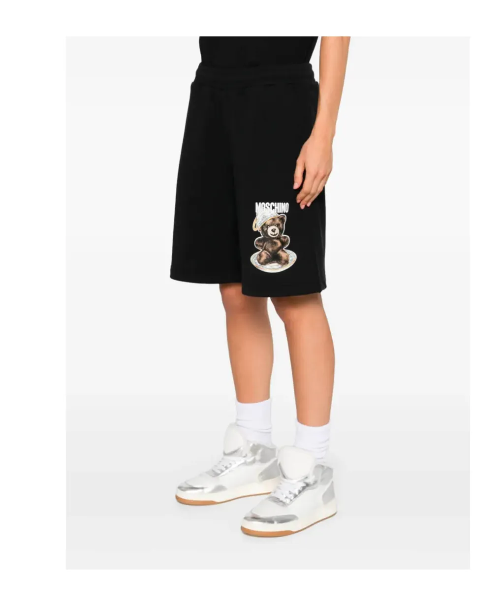 Teddy Bear Print Shorts