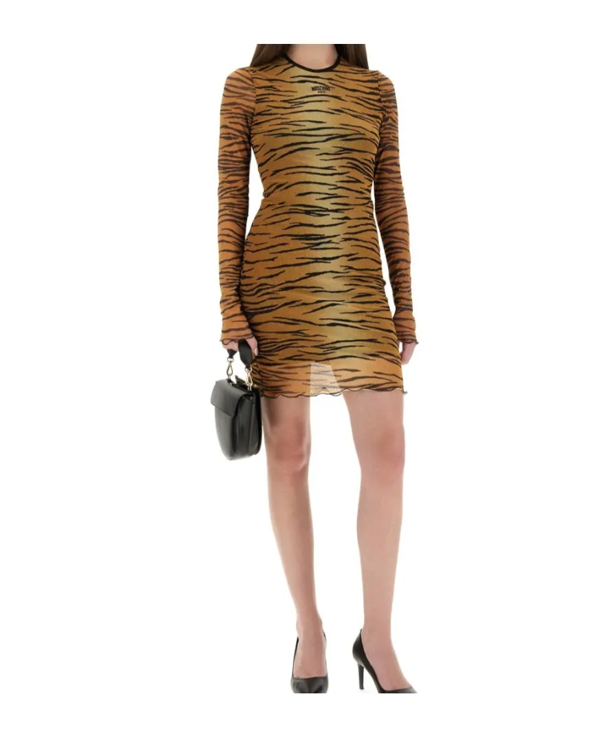 Printed Tulle Dress