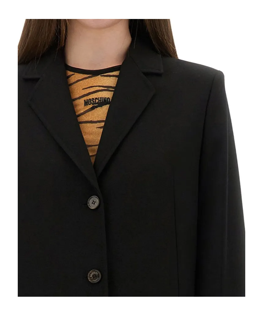 Long Tailored Buttoned Coat