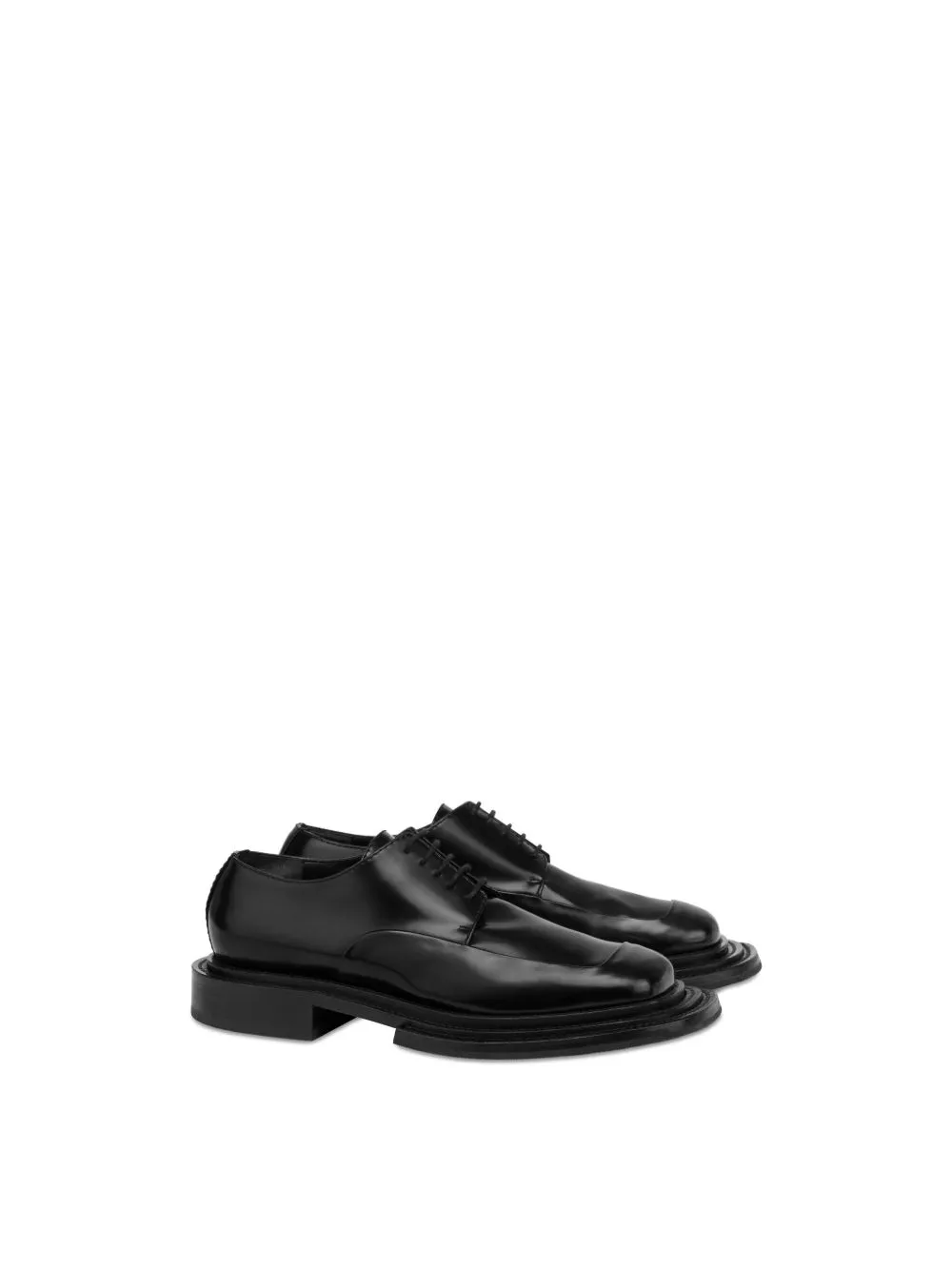 Leather Lace-Up Derby Shoes