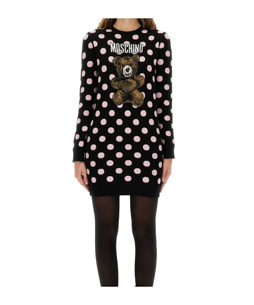 Long-Sleeved Knitted Dress