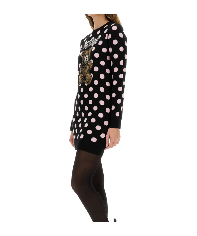Long-Sleeved Knitted Dress