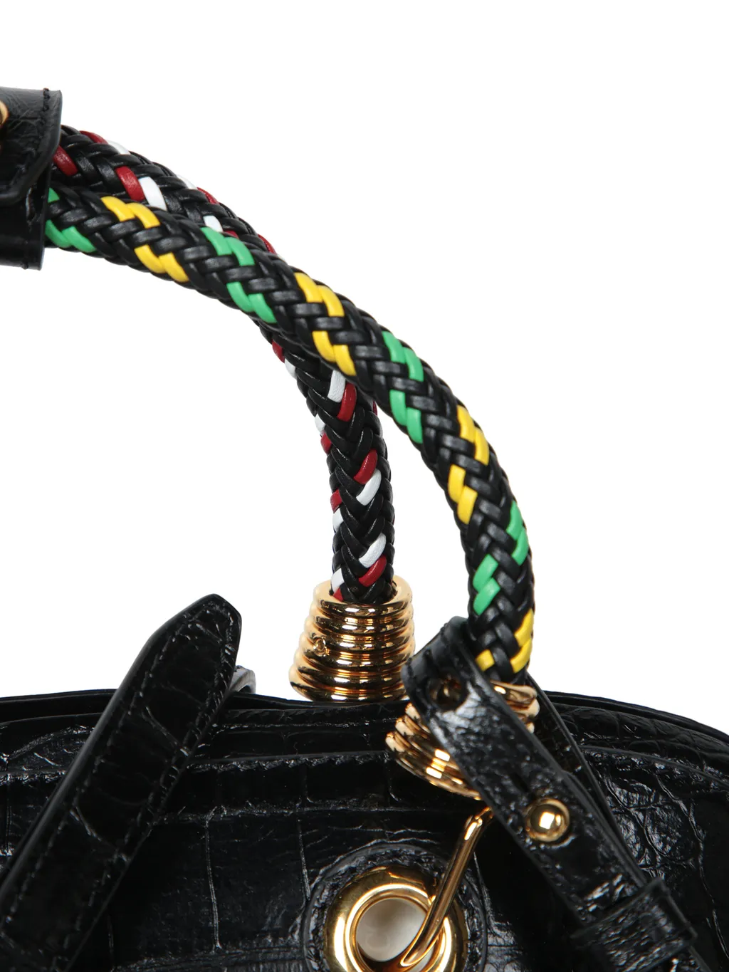 Crocodile-Effect Tote Bag