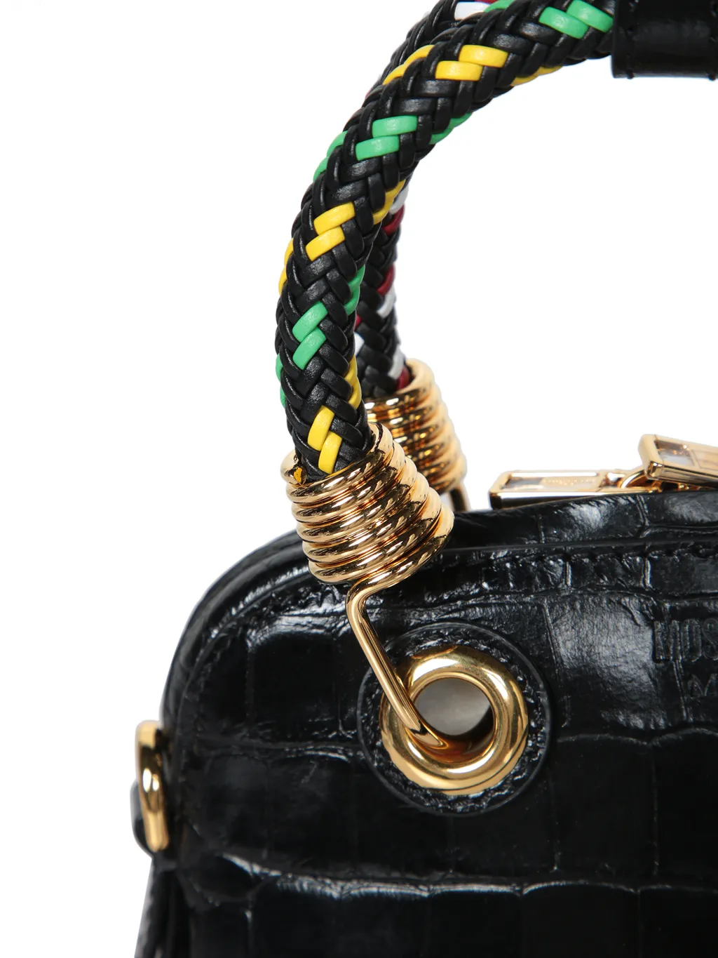 Crocodile-Effect Tote Bag