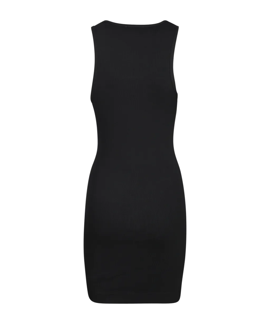 Sleeveless Crewneck Dress