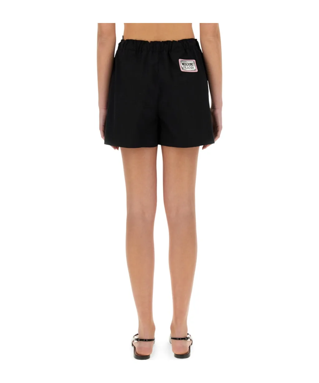 Drawstring Elastic Waist Shorts