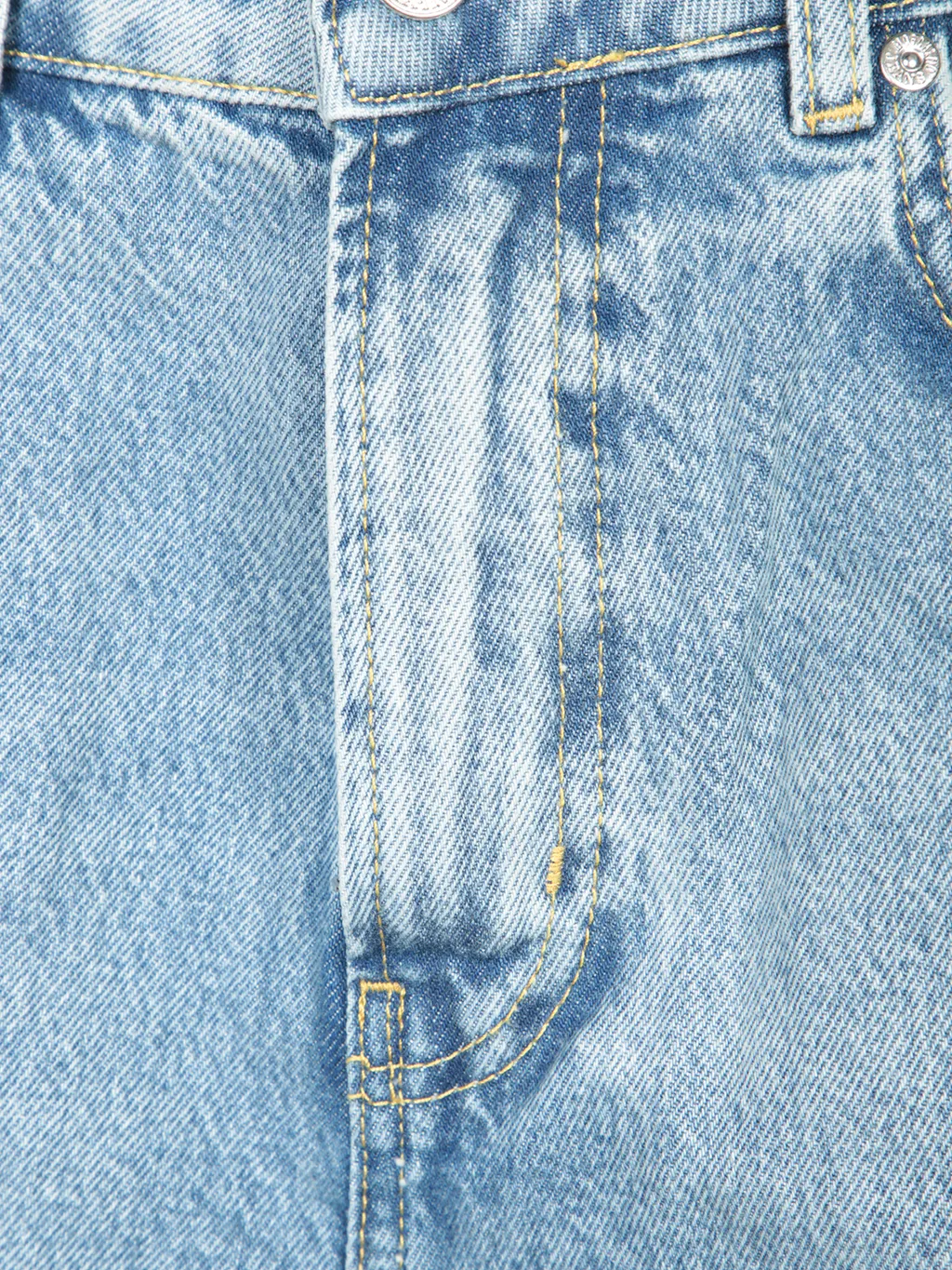 Logo-Patch Denim Shorts