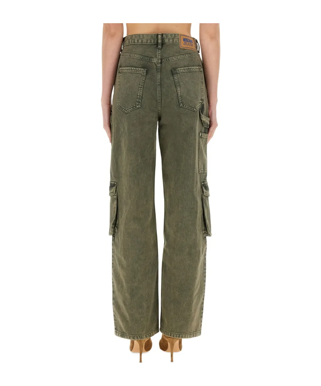 Straight-Leg Cargo Jeans