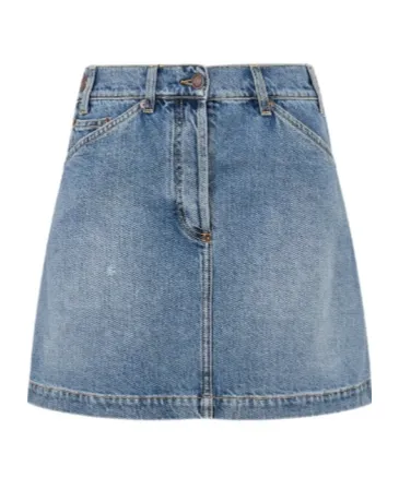 Denim Mini Skirt
