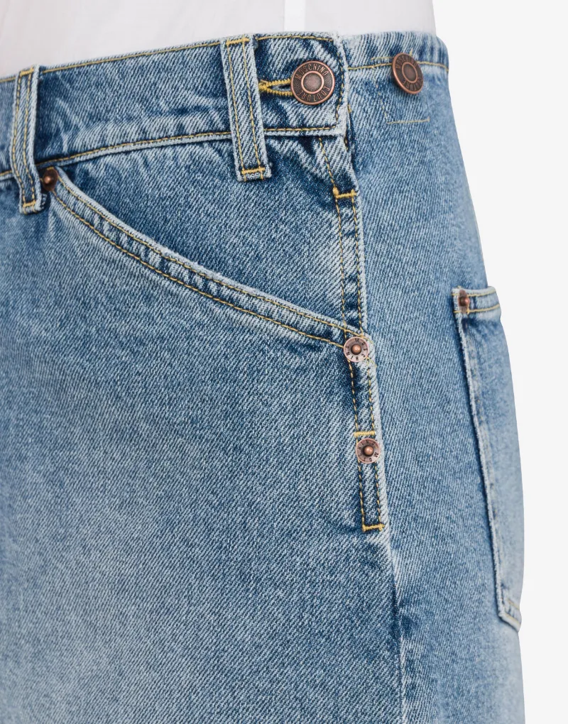 Denim Mini Skirt