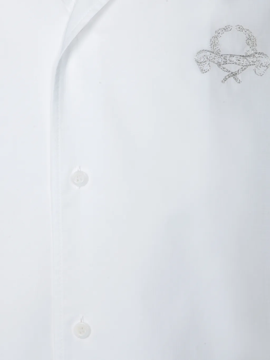 Logo Embroidered Straight Shirt