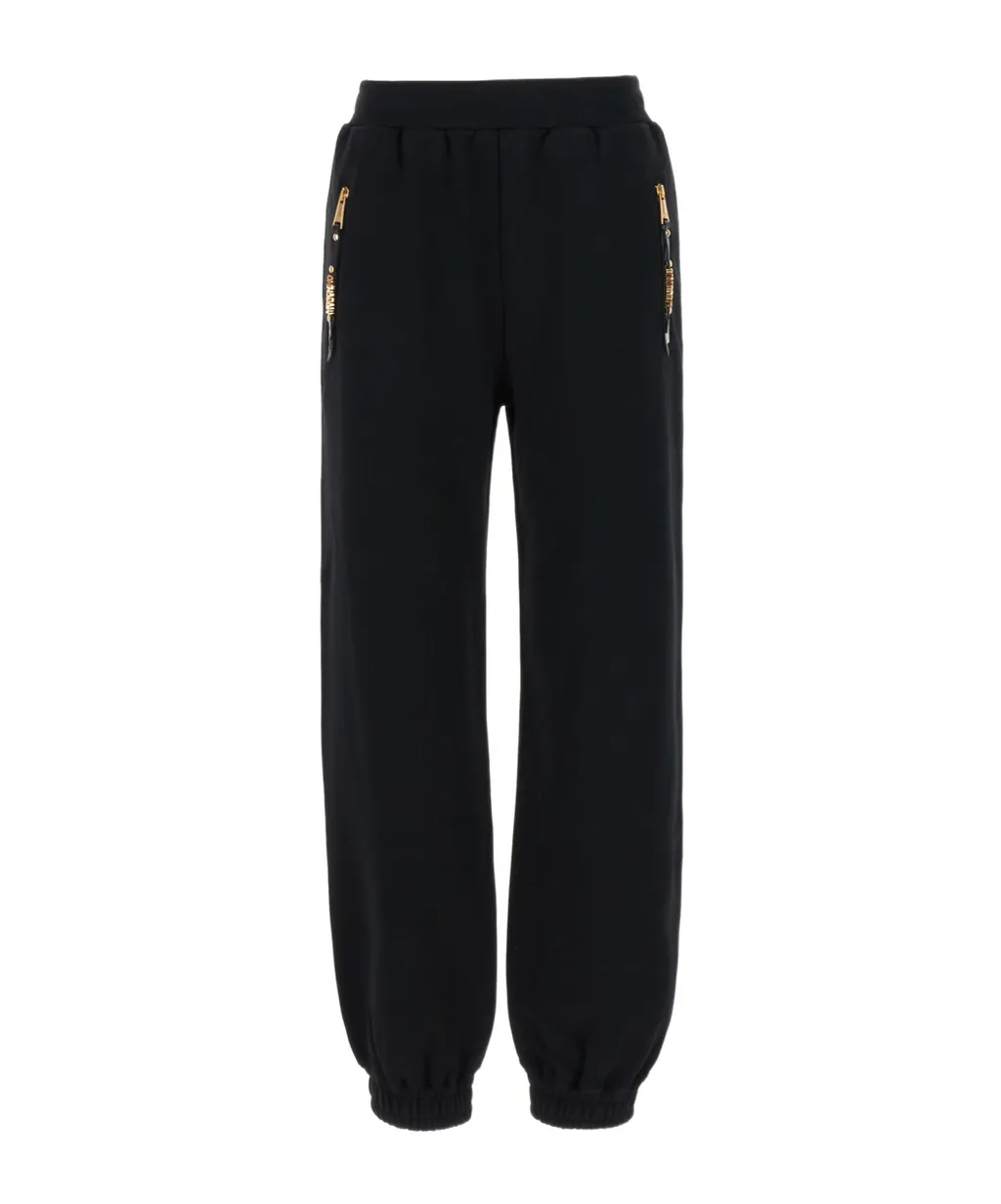 Logo-Lettering Tapered Leg Track Pants