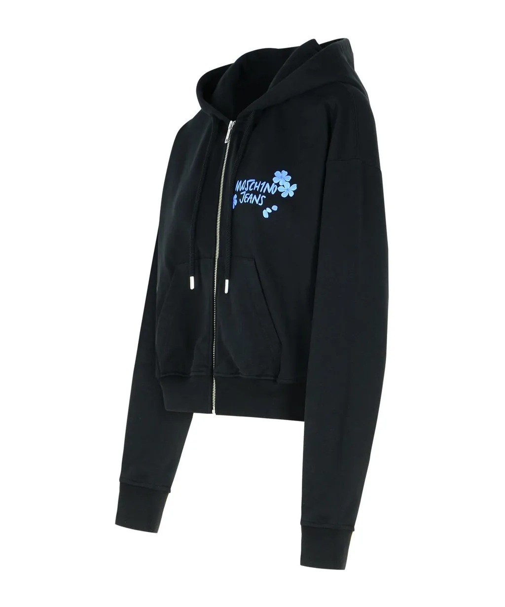 Logo Printed Drawstring Hoodie
