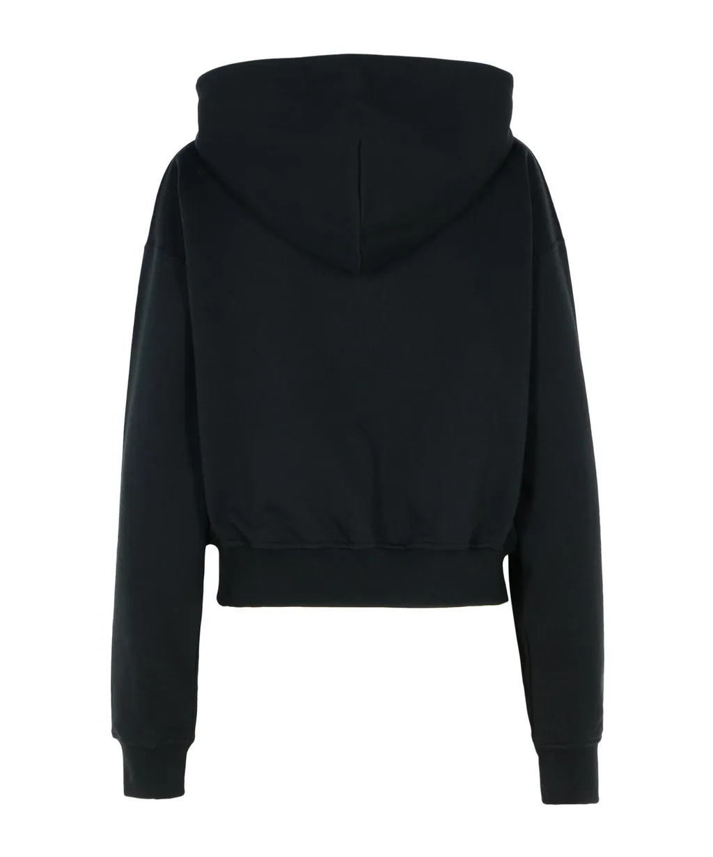 Logo Printed Drawstring Hoodie