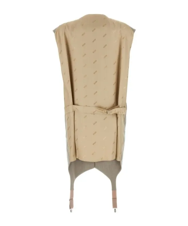 Single-Breasted Oversized Vest