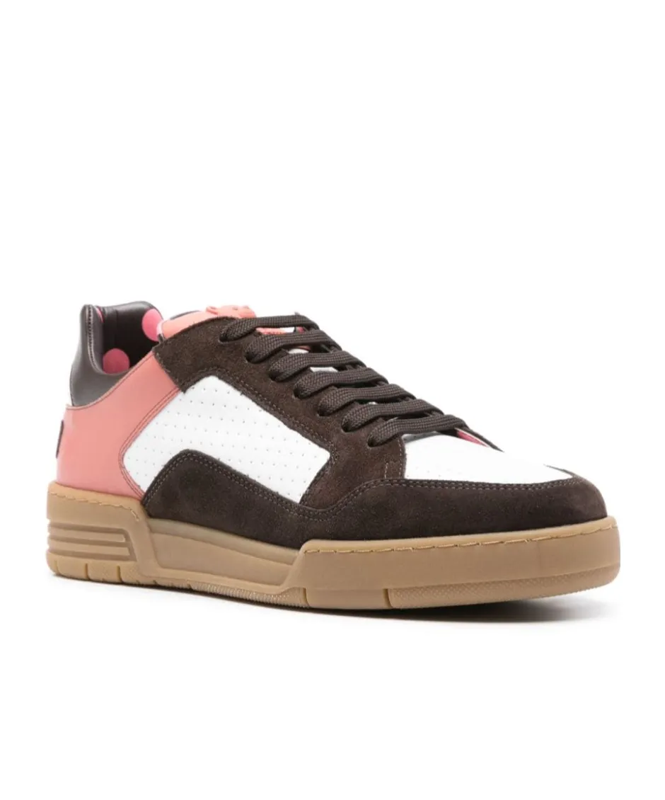 Panelled Leather Sneakers