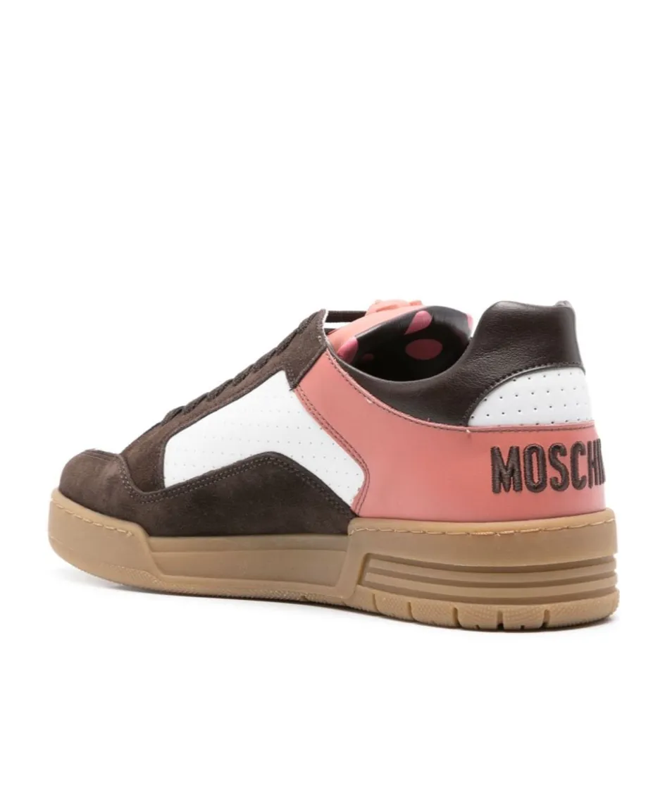 Panelled Leather Sneakers