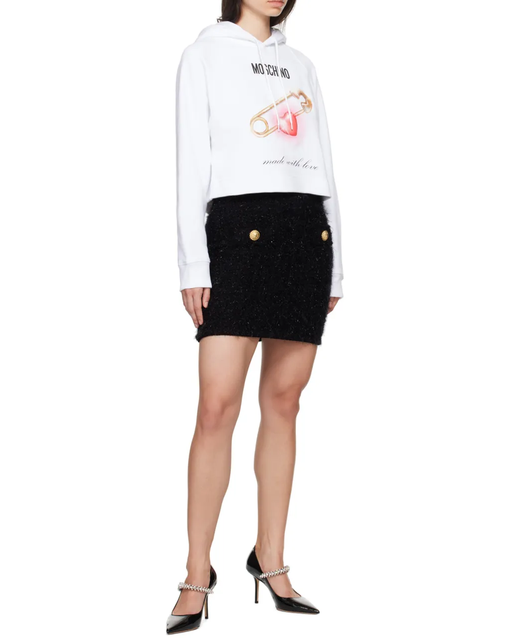 Hooded Printed Hoodie