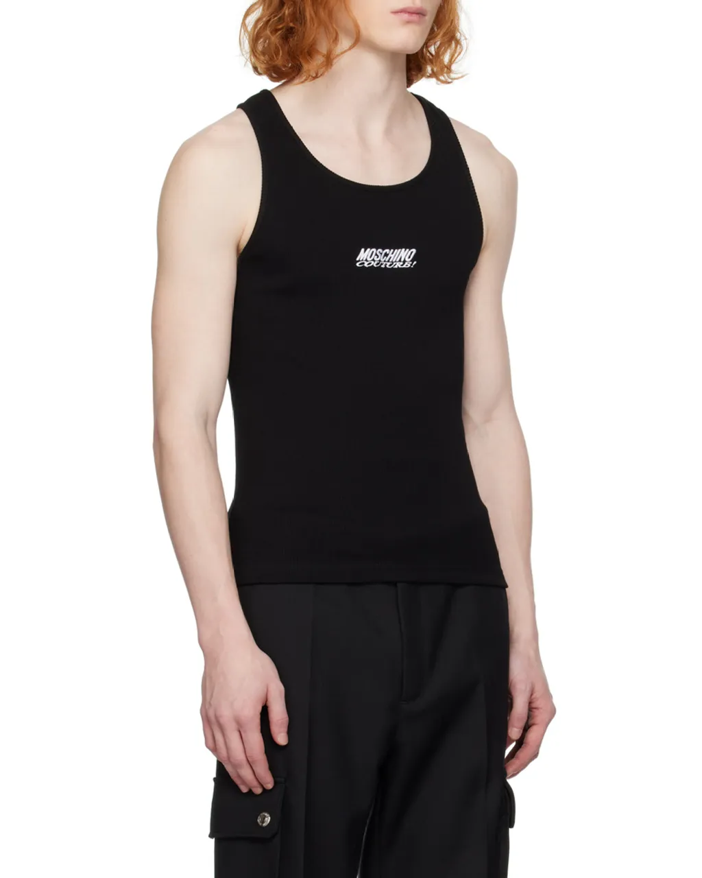 Round Collar Logo Vest