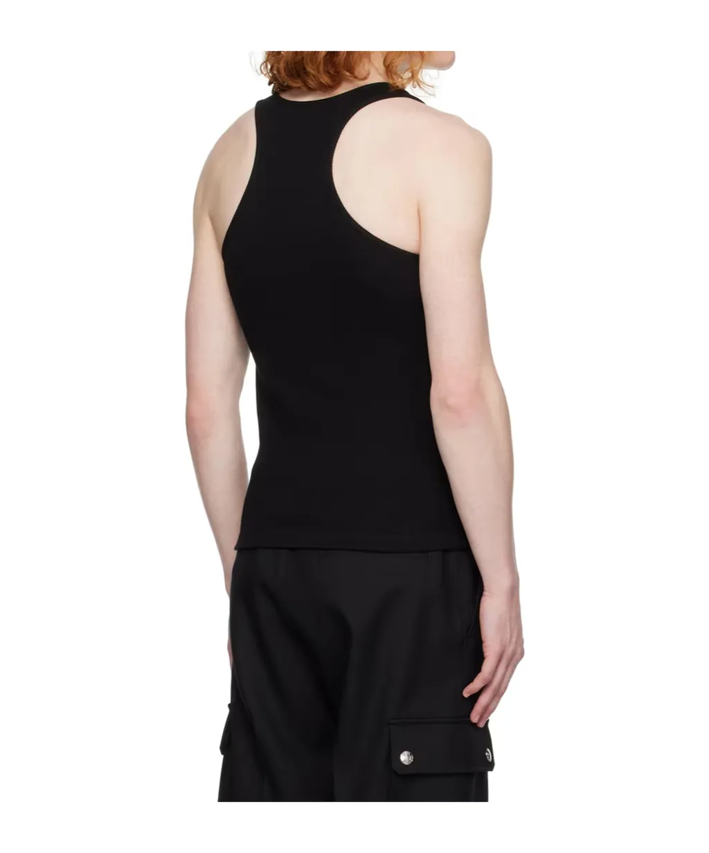 Round Collar Logo Vest