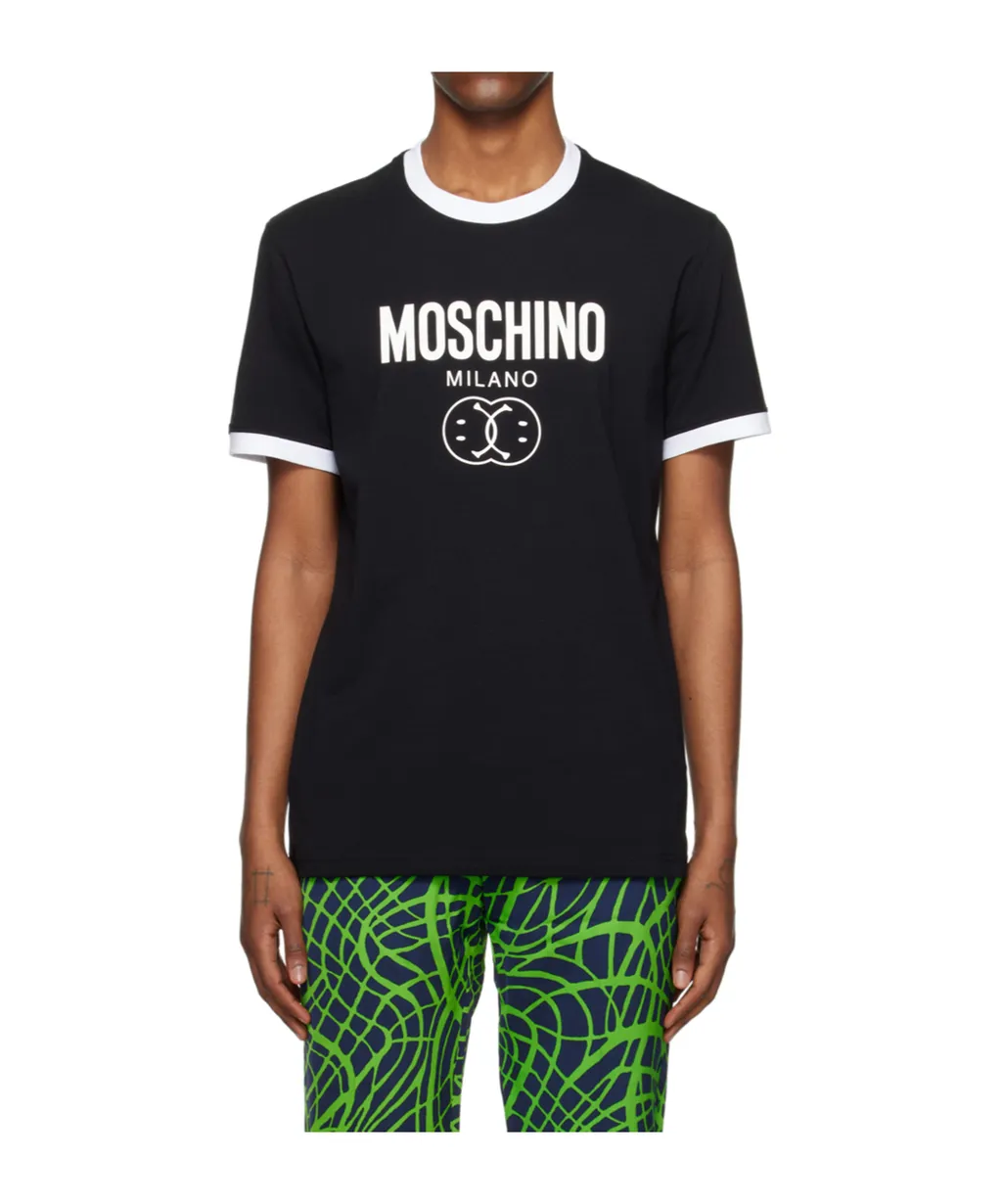 Round Collar Logo T-Shirt