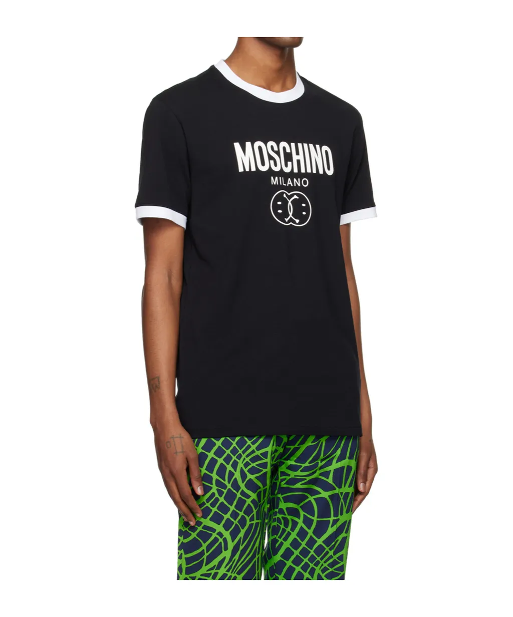Round Collar Logo T-Shirt