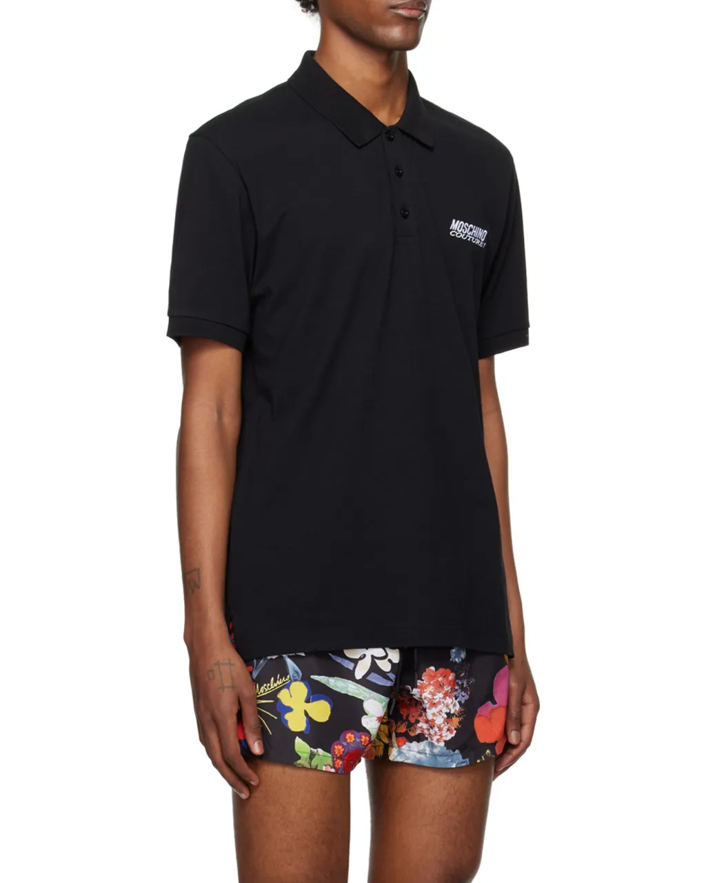 Embroidery Short-Sleeved Polo Shirt