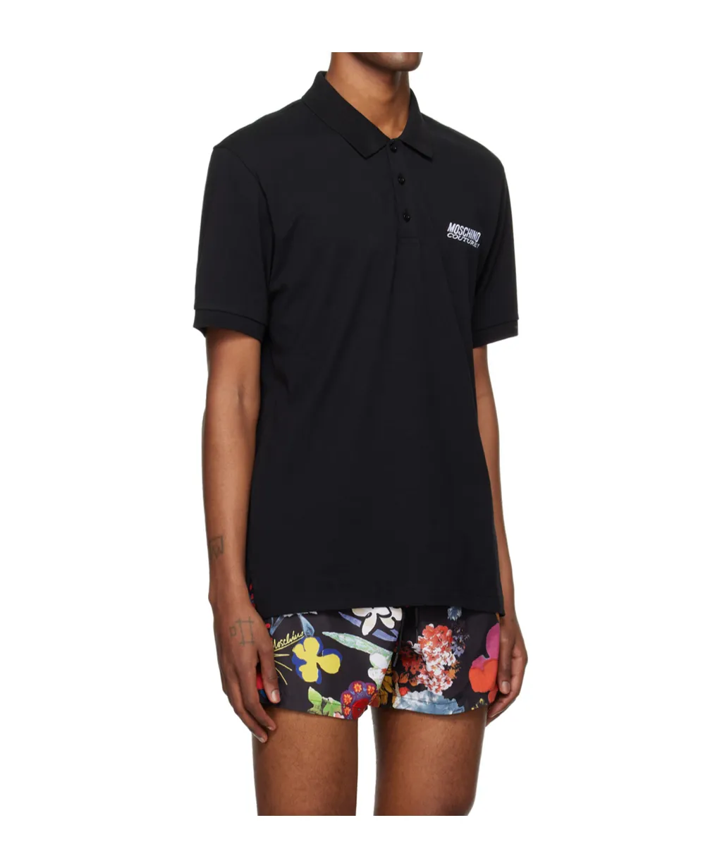 Embroidery Short-Sleeved Polo Shirt