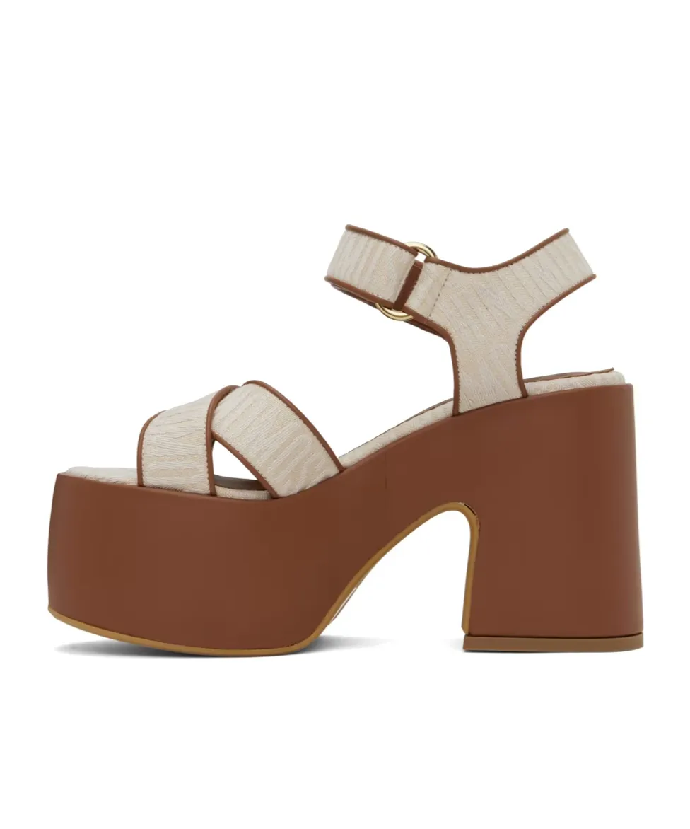 70Mm Leather Sandals