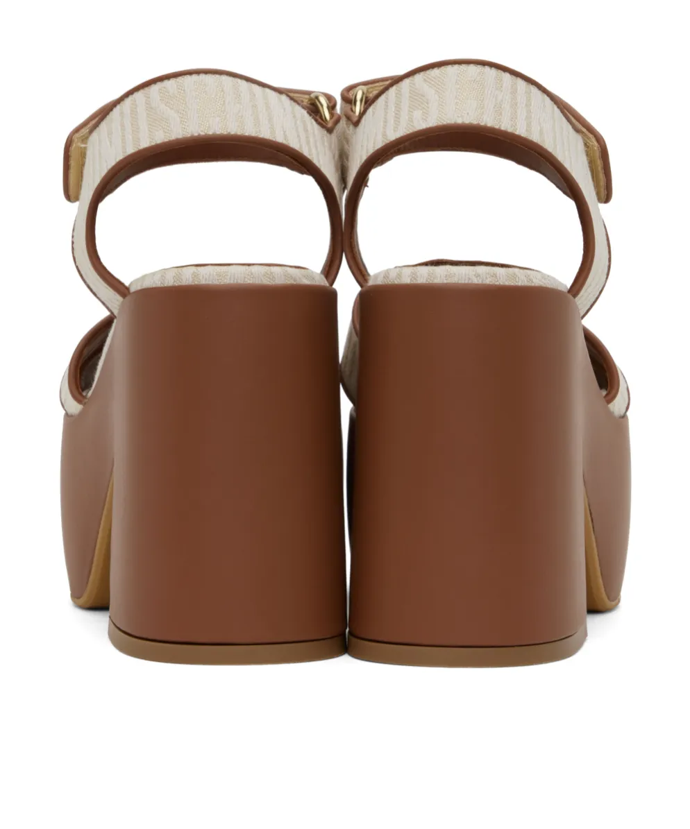 70Mm Leather Sandals
