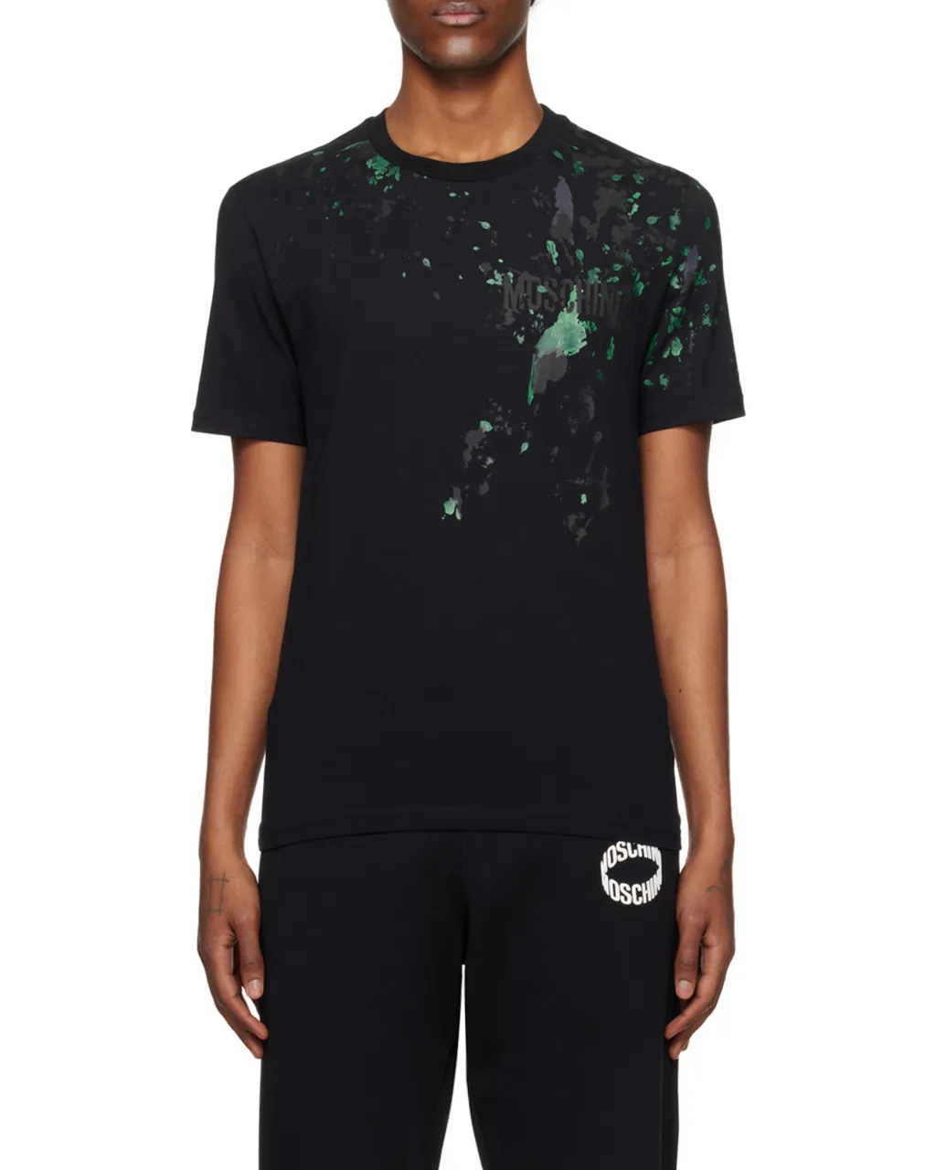 Round Collar Printed T-Shirt
