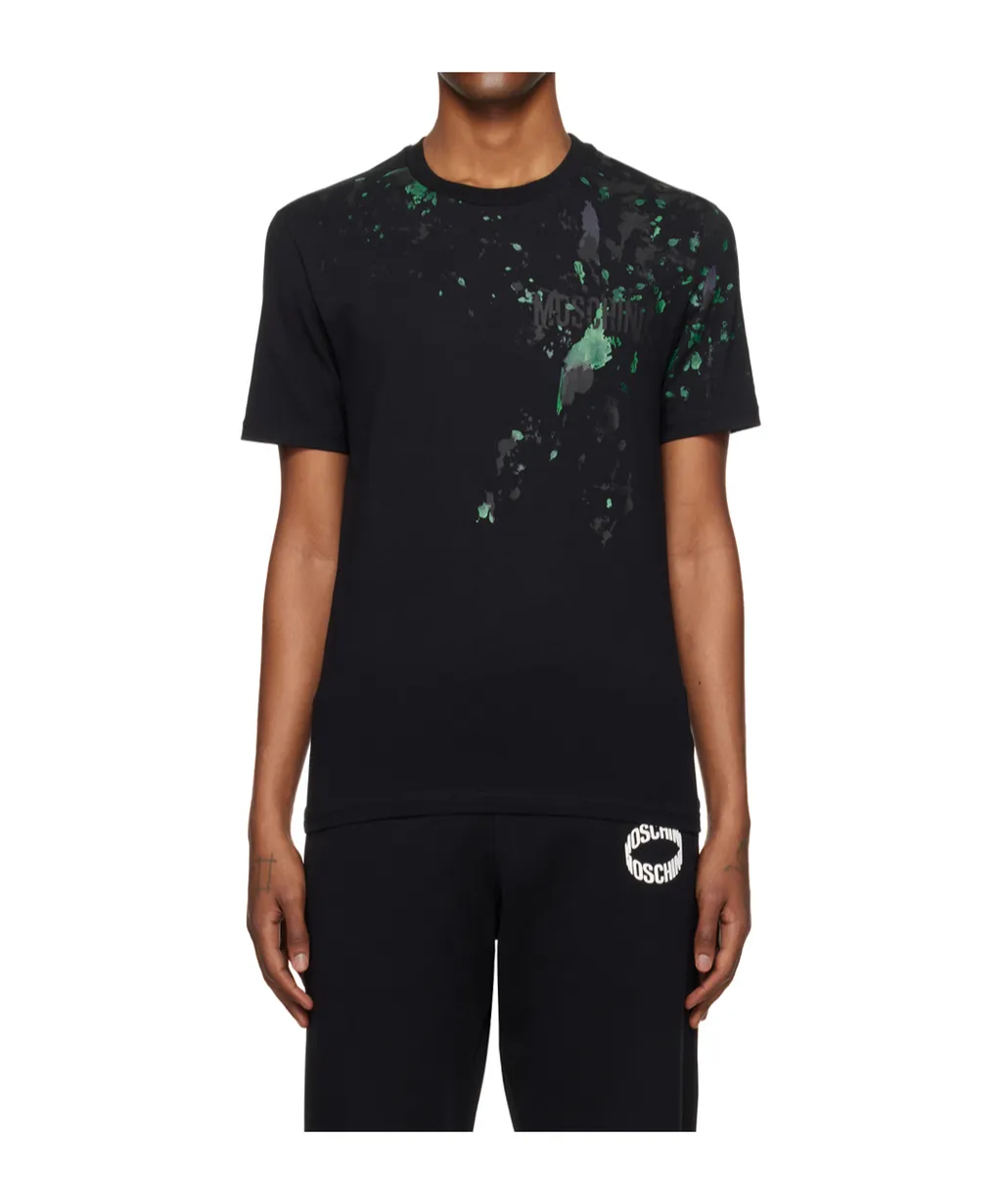 Round Collar Printed T-Shirt