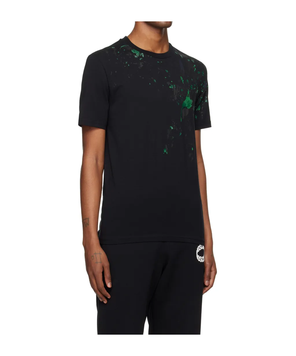 Round Collar Printed T-Shirt