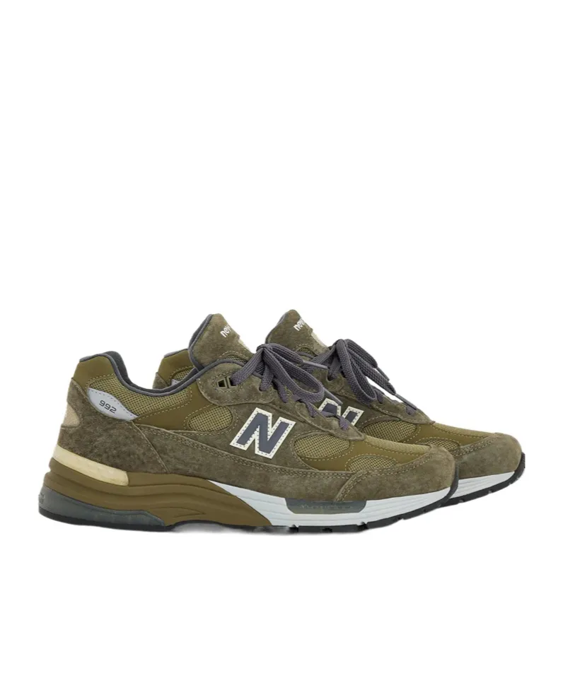 992 Logo Patch Lace-Up Sneakers