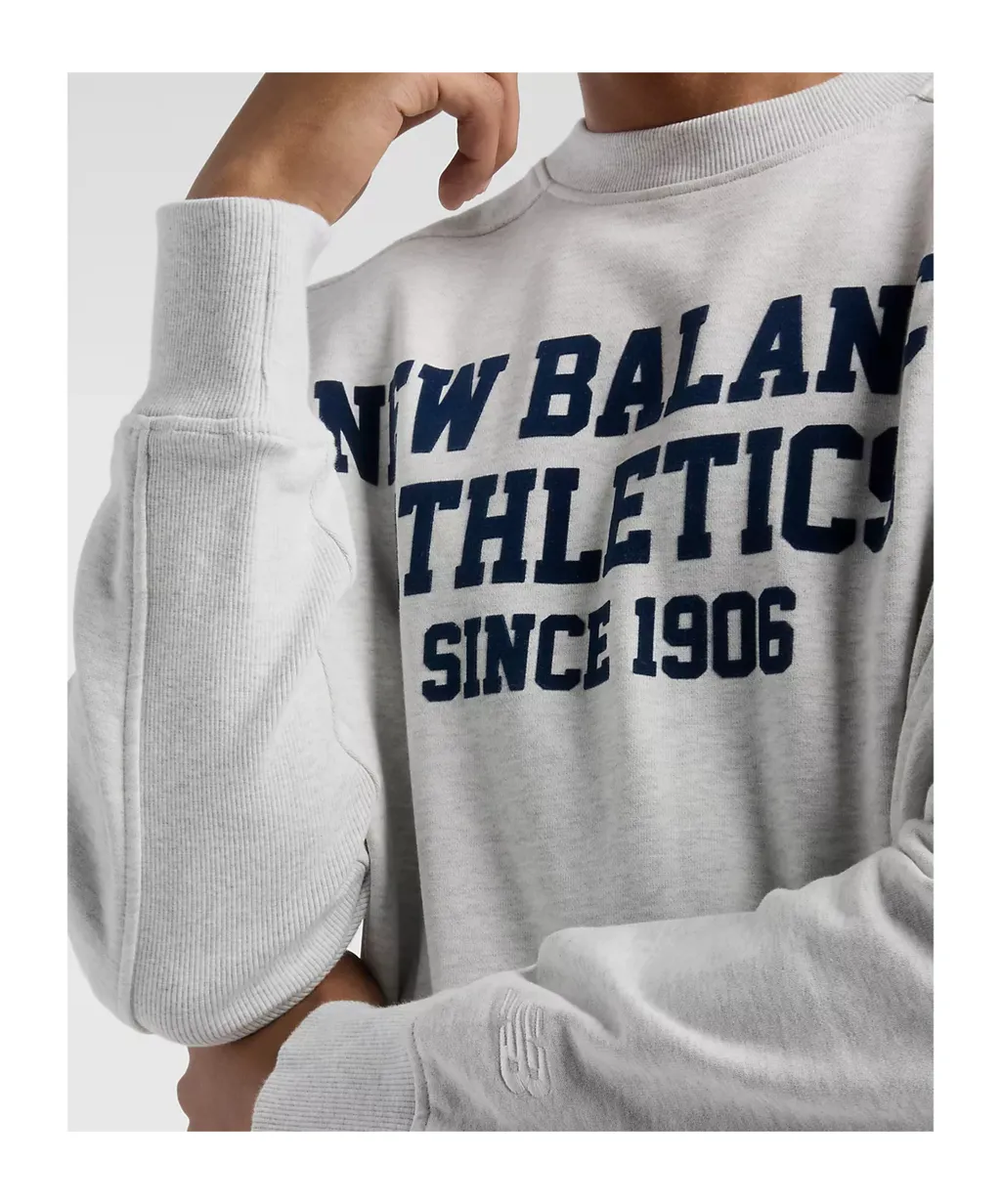 Varsity French Terry Graphic Crewneck Sweatshirt