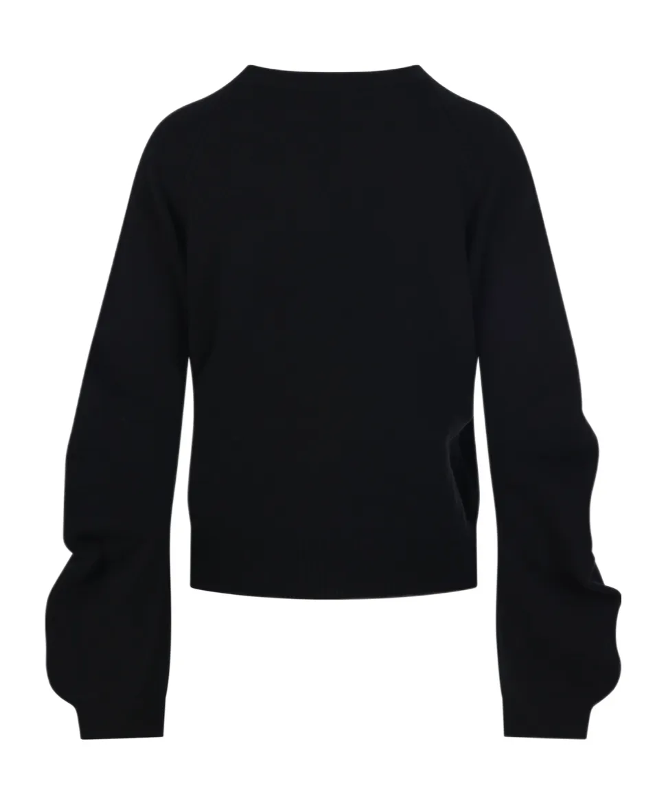 Curved Sleeve Knitwear