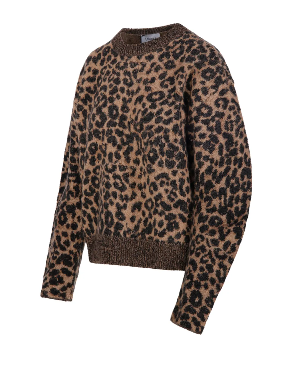 Leopard-Print Sweater